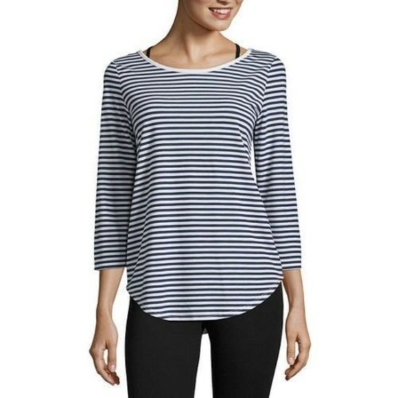 XERSION Tops - Xersion 3/4 Sleeve Crew Neck T-Shirt Womens Size M